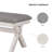 Maier Polyester Upholstered Bench