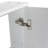 24" Bathroom Wall Cabinet, Soft Close Doors, Float Mounting Design,Glossy White,(KD-Packing)