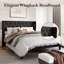 Structure de lit tapissier avec tête de lit Hilbert-2081062955-2089238809