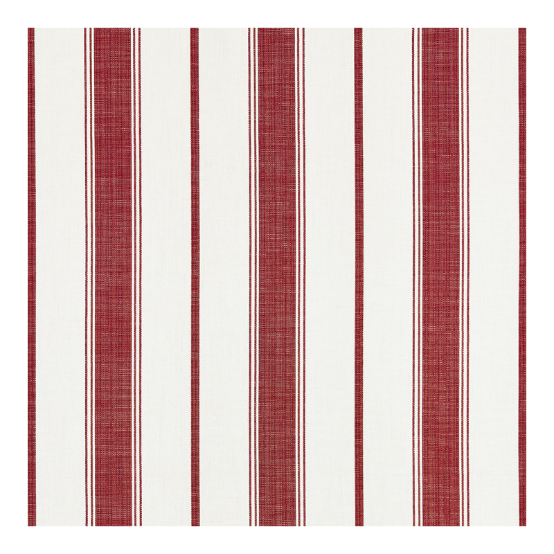 Chatham Sconset Stripe Fabric, Currant