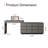 95.6'' Extendable Makeup Vanity Desk With Flip-Top Mirror And Storage Drawers Home Office Desk-525903001