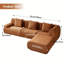 Canapé modulaire surdimensionné avec repose-pieds mobile Boneless-1158362166