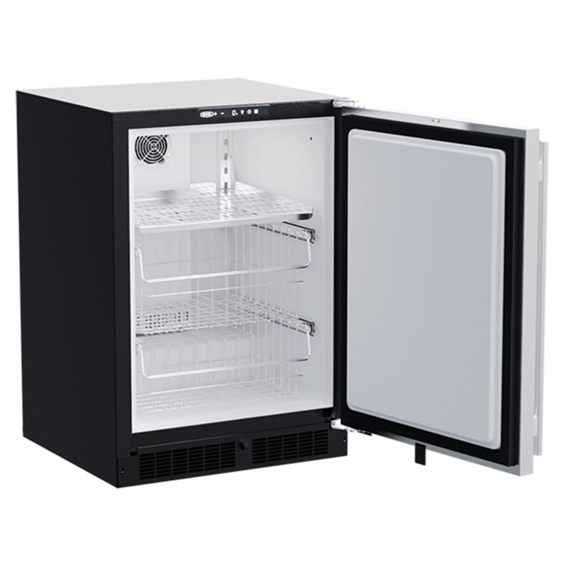 Marvel 24"W. Classic 4.9 Cu.Ft. Built-In High-Capacity Upright Freezer - Stainless Steel