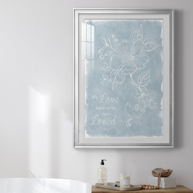 " Loved Us First " Painting Print, 24.5" H x 18.5" W x 1" D, Silver