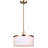 Bodell 3 - Light Gold Drum Pendant