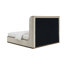 Greer Polyester Blend with Solid Wood with Poplar Veneer Smokey White Queen Bed-809448899-809448902