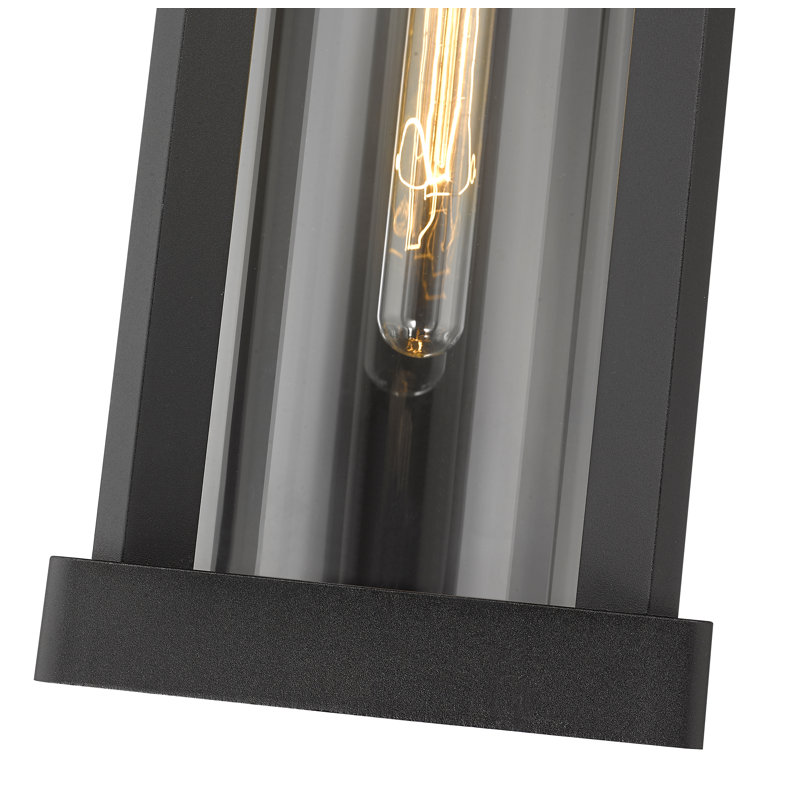 Plafonnier encastré noir Adrian, 100 watts, H 16,75 po x l 7,5 po x P 9,25 po