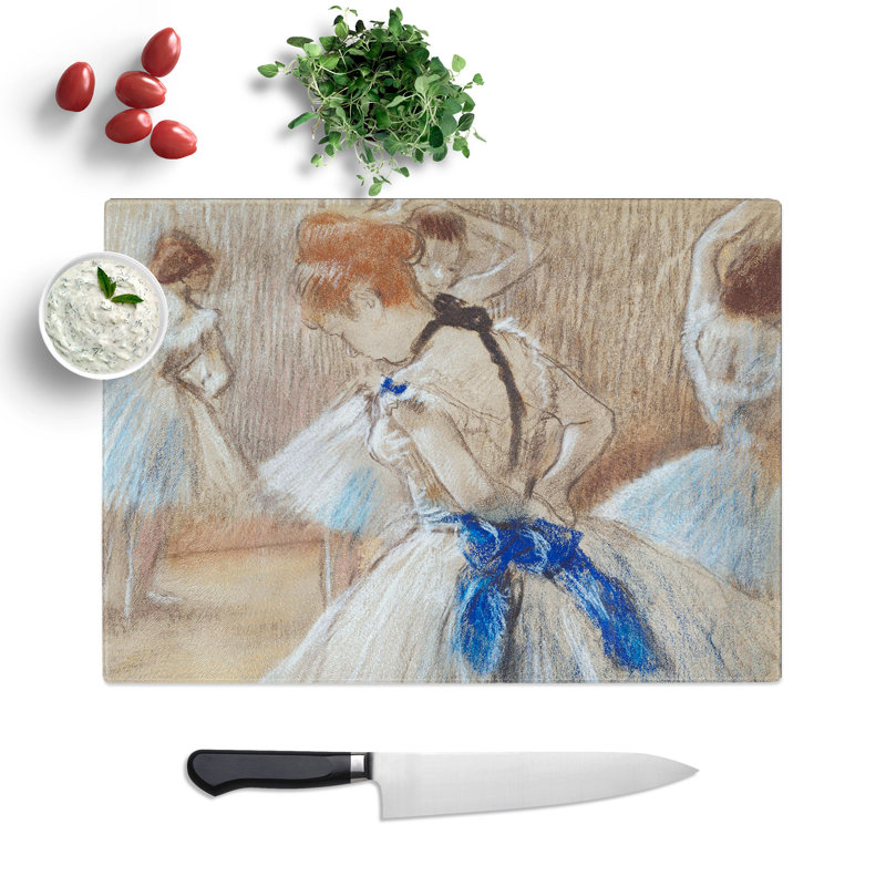 Ballet Ballerina Dancer by Edgar Degas Chopping Board, 0.4cm H x 29cm W x 39cm L