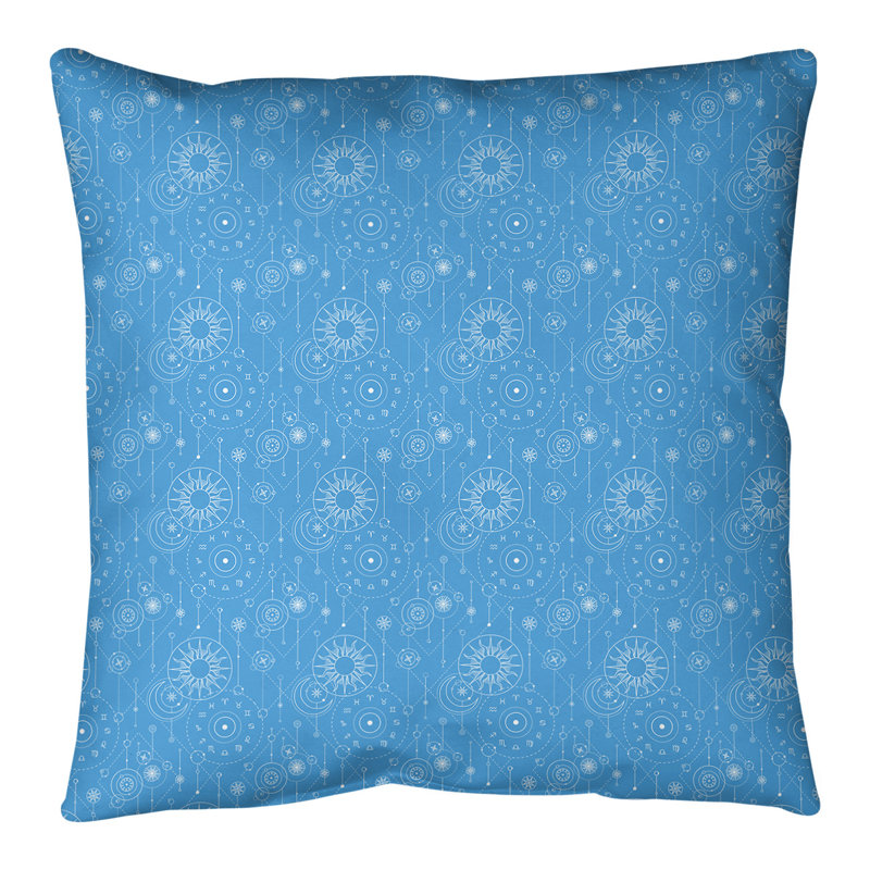 Place de l'astrologie Katelyn Elizabeth, 20 po x 20 po, Pas de bourre, Bleu