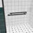 1/4"  6Mm  Clear Tempered Glass Double Sliding Shower Enclosure With - Rust Hardware, Water Proofing Function