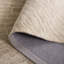 Tapis brun / beige en laine / coton touffeté à la main Marquee 507-108597652