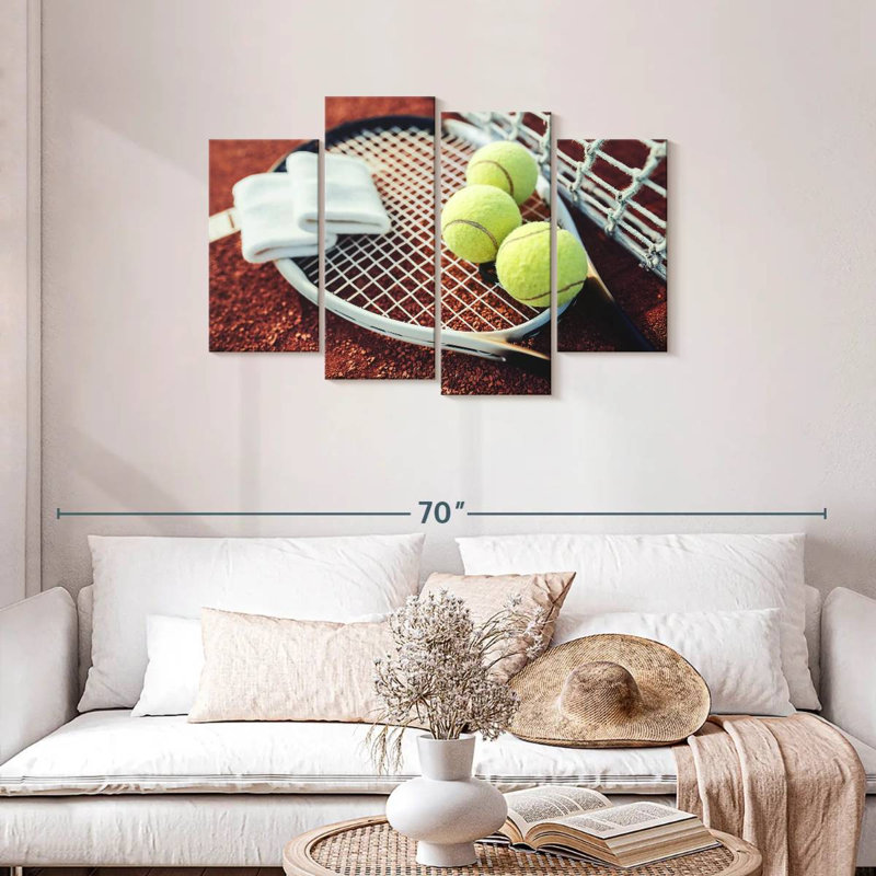 Ensemble de tennis, H 27 po x l 43 po