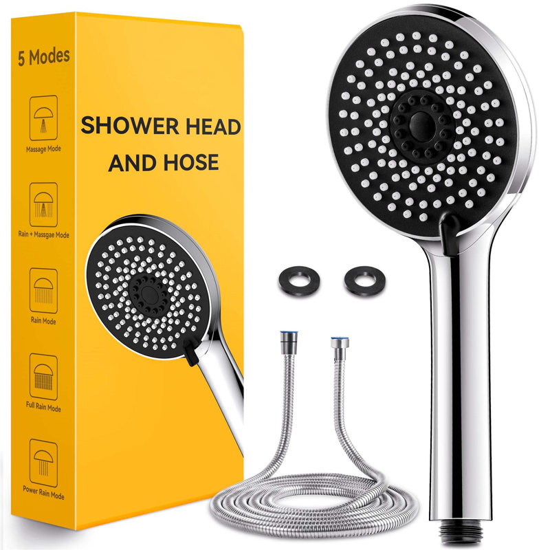 Handheld Shower Head, Matte Black