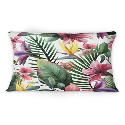 Floral Throw Pillow
