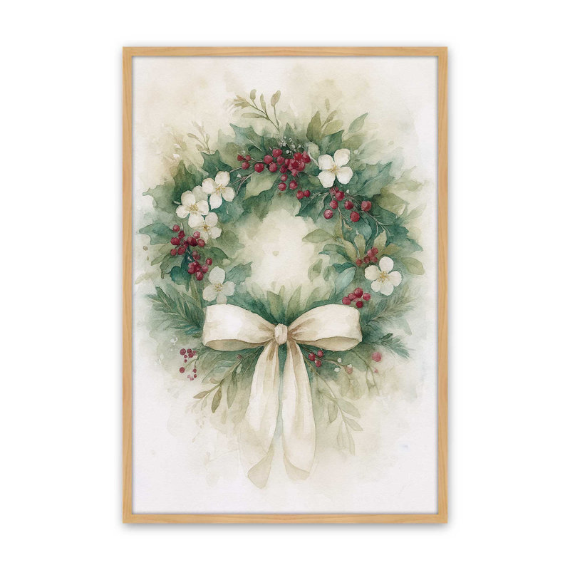 Holly et ivoire, reproduction d'art, 8 po x 10 po, Érable américain