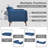 Lennon Twin 82.5'' Upholstered Convertible Sofa-72531056