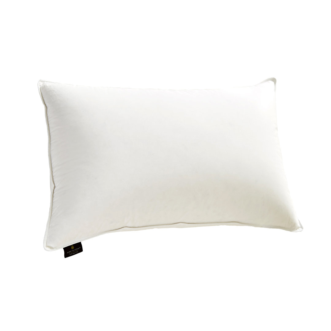 100% Cotton Medium Firm Support Pillow Farm to Home 