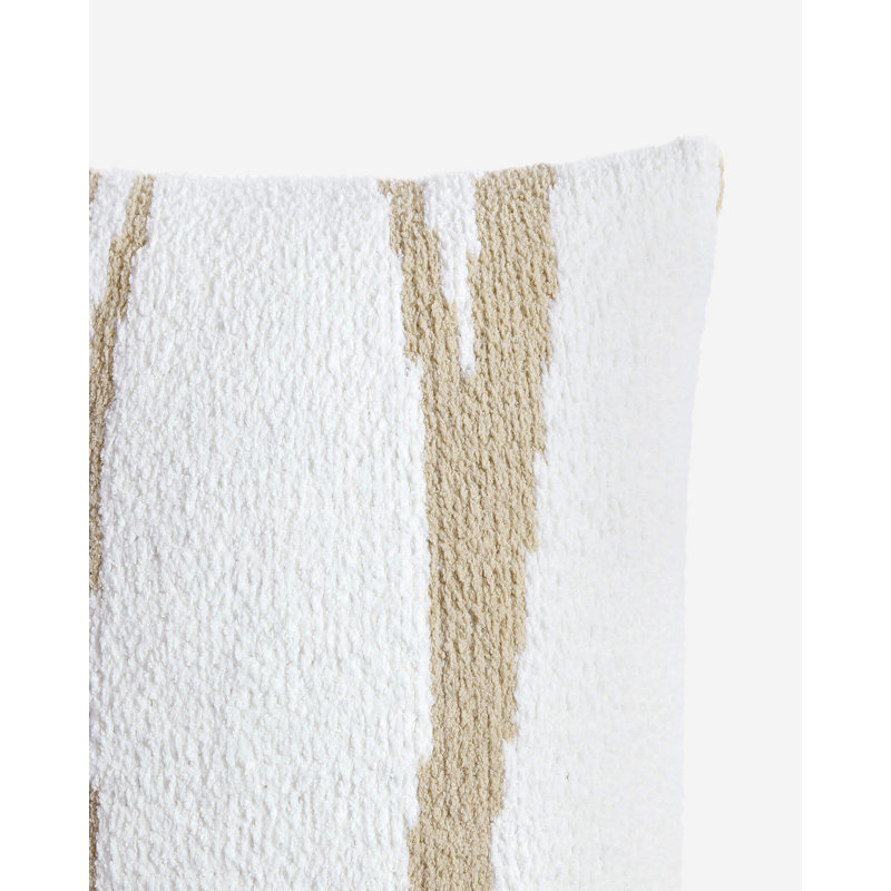 Woodland Throw Pillow, Sahara Tan/Off White
