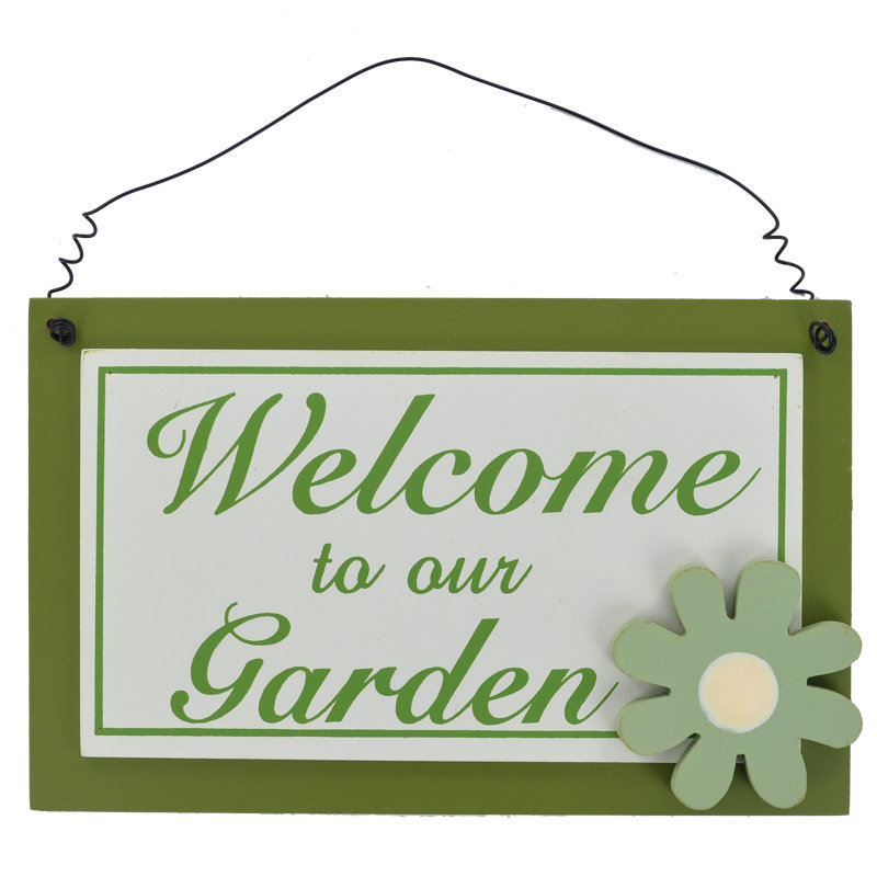Berkley Wood Plants & Flowers Garden Plaque