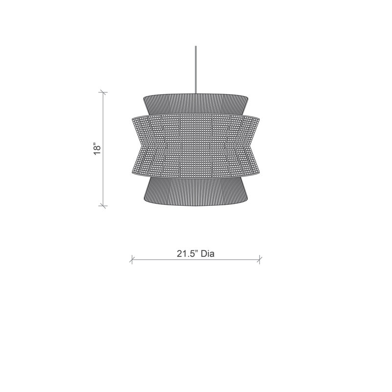 Liz Pendant, Monochromatic