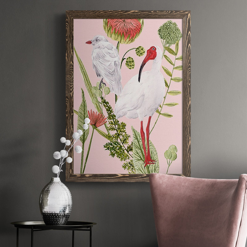 «Birds in Motion II», reproduction d'un seul cadre photo sur toile, H 43,5 po x l 31,5 po x P 1 po, Noyer