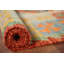 Tapis oriental réversible en laine Kilim 7 x 10