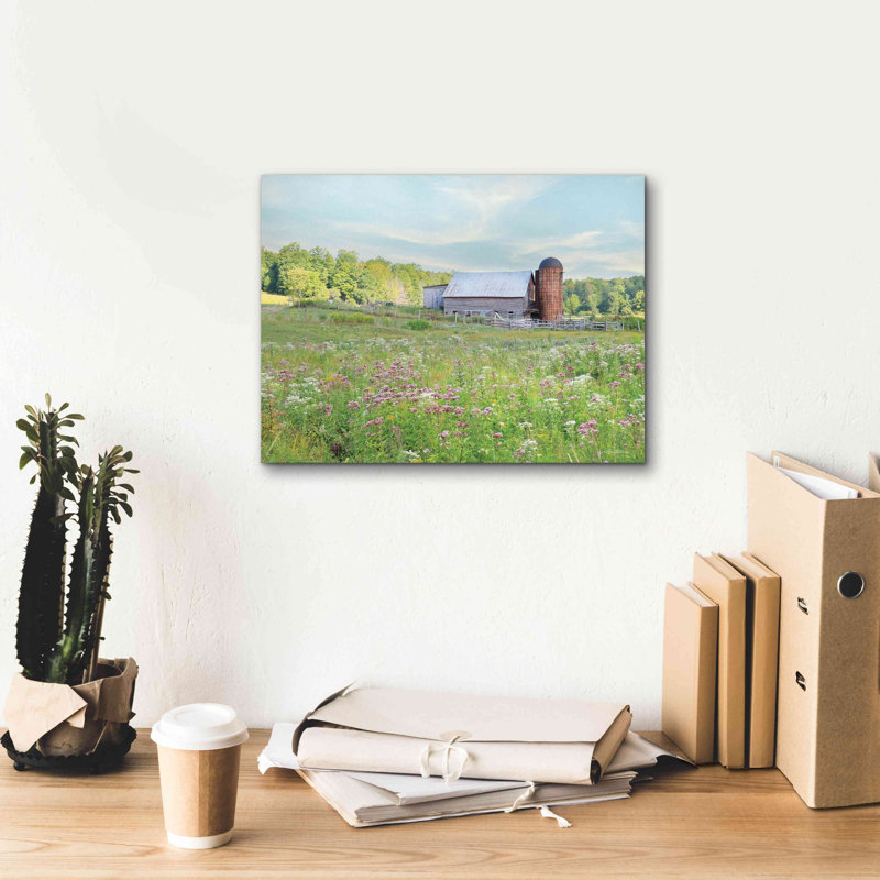 «Summer on the Farm» par Lori Deiter, estampe numérique sur toile, H 12 po x l 16 po x P 0,75 po