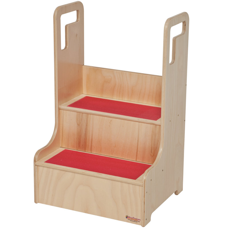 Escabeau Natural Environments, rouge