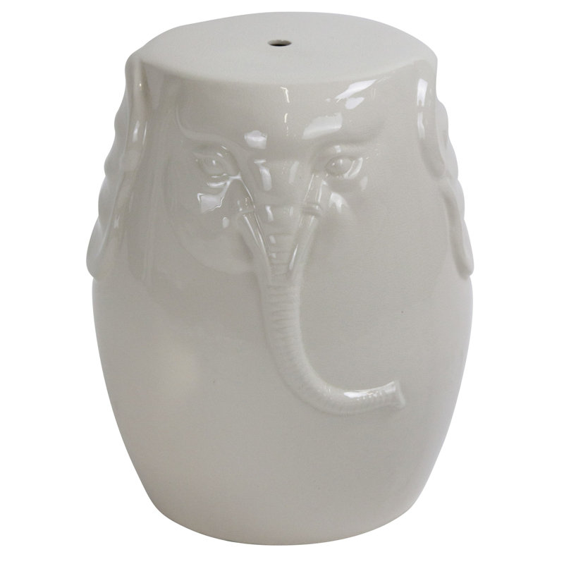 Marty Ceramic Accent Stool