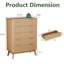 Commode 5 tiroirs cannelée-1522035833