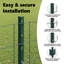 120cm H x 2500cm W Polyethylene Plastic Border Fencing
