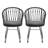 Kathrine Outdoor Dining Side Chairs with Cushions-1316625627
