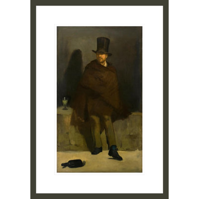 «The Absinthe Drinker» par Edward Manet, impression giclée sur cadre