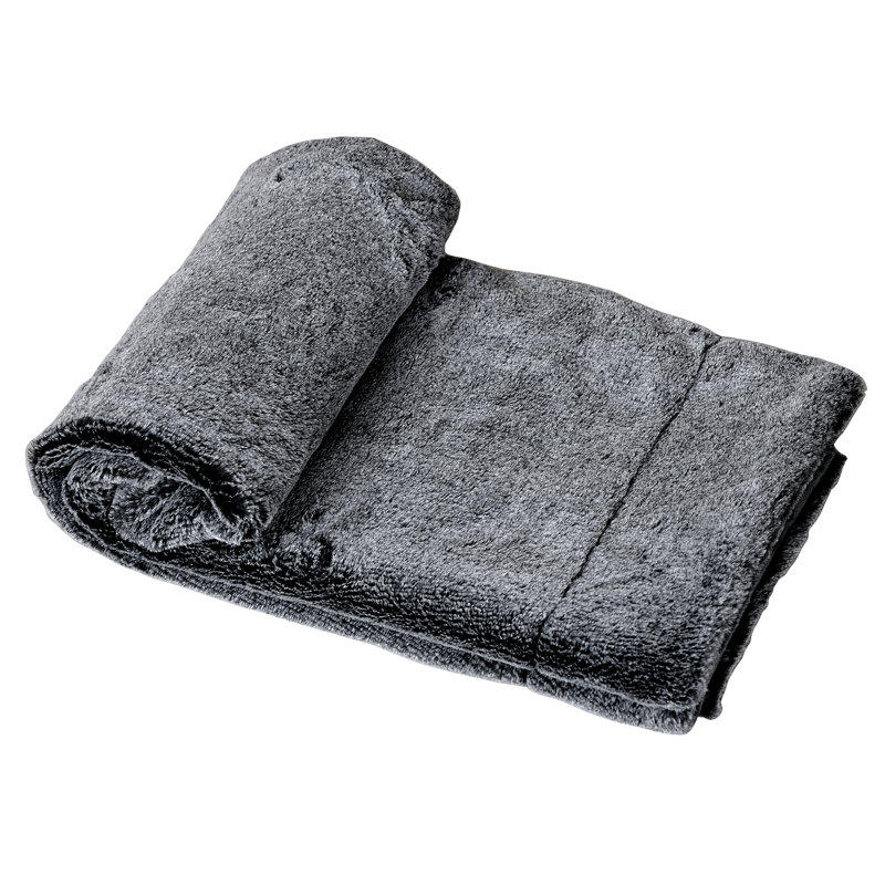 Knitted Throw Blanket, Black