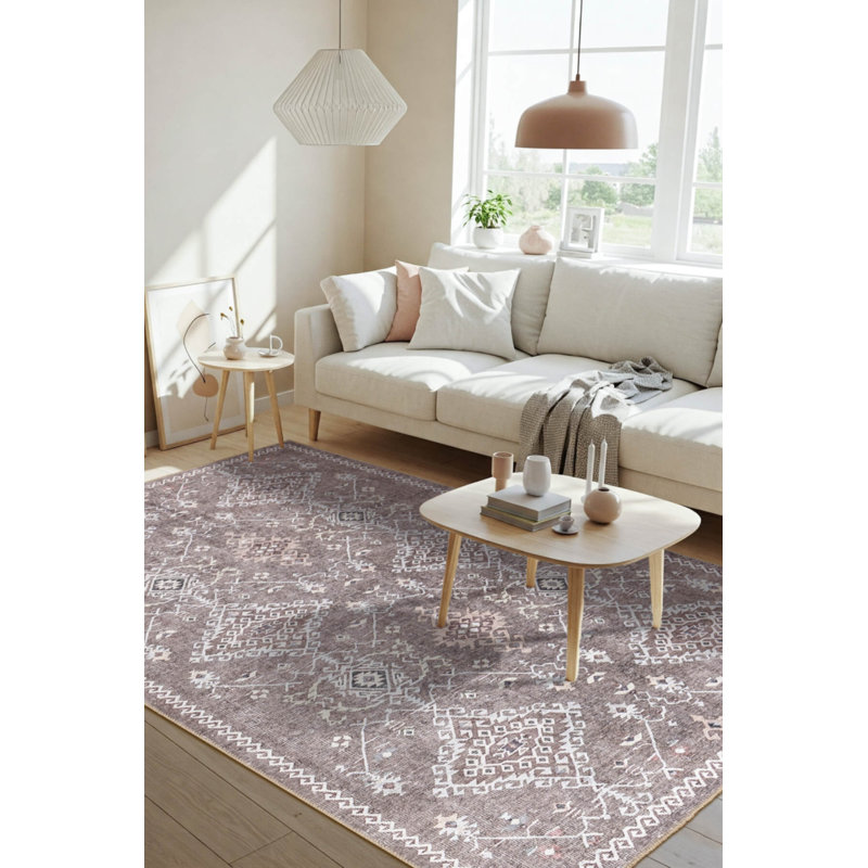 Tapis en chenille lavable Jax Antique Vintage, Rectangle 9 pi 11 po x 13 pi 2 po