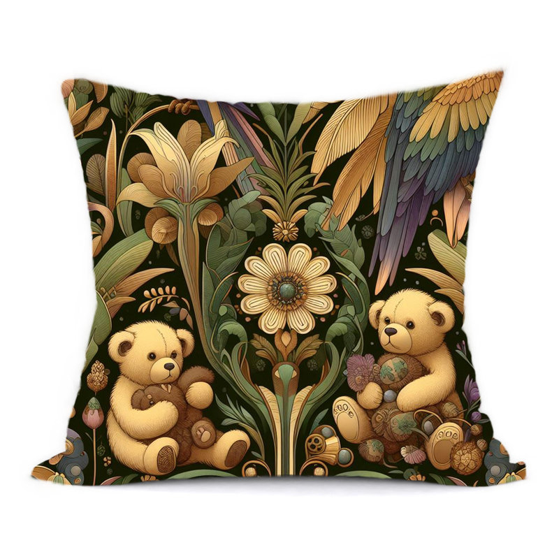 Abstract Reversible Throw Pillow