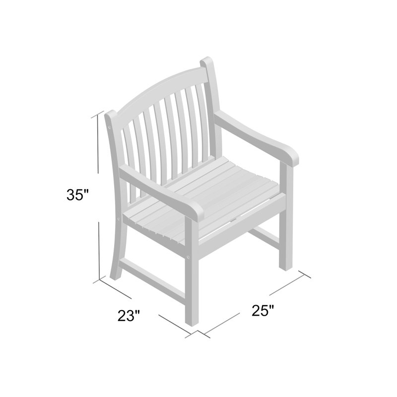 Analiah 5 Piece Teak Dining Set