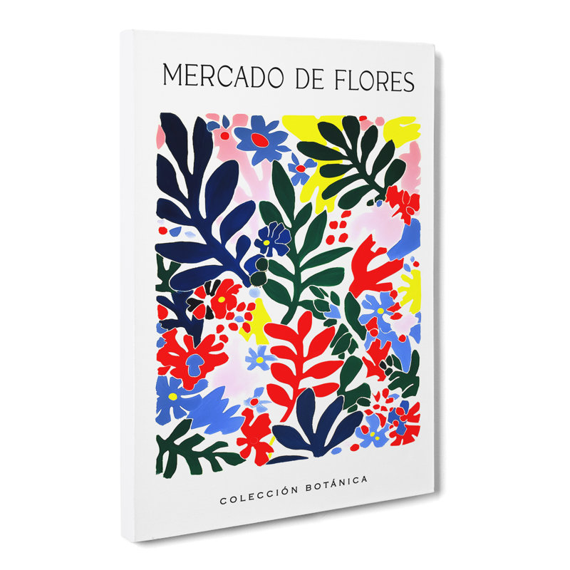 XMKTMKT-137 Botanical Flower Market Exhibition No.10 - Wrapped Canvas Print
