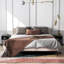 Moniqua 40cm W Steel Bedside Table