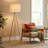 FONC 59" SOLID WOOD FLOOR LAMP WITH CYLINDER SHADE