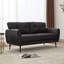 Corvo 61' Faux Leather Flared Arms Loveseat-1375517451