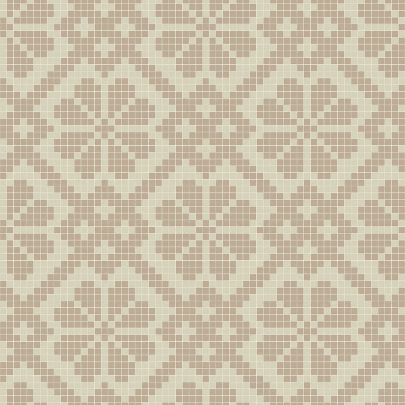 Villa Mosaic - Wallpaper, Terracotta, Peel & Stick, Self-Adhesive