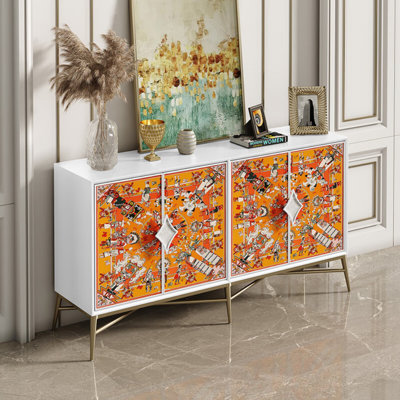 Minimalist Painted Entrance Cabinet