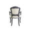Riom Fabric Arm Chair in Ivory