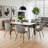 18'' H Fabric Upholstered Metal Side Chair-81244740-81244737
