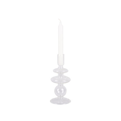 Glass Candlestick