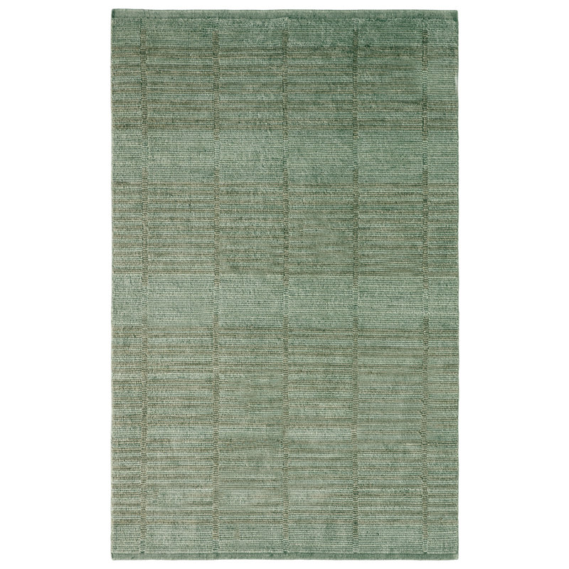 Tapis vert géométrique tissé à la main Jaipur Living Megara ITD04 (10 pi x 14 pi), Vert, Rectangle 10 pi x 14 pi