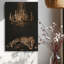 Impression sur toile léopard et lustre foncé - Urban Studio-1140834005