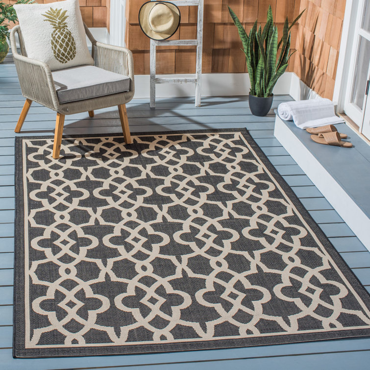 Amela Performance Geometric Indoor/Outdoor Area Rug
