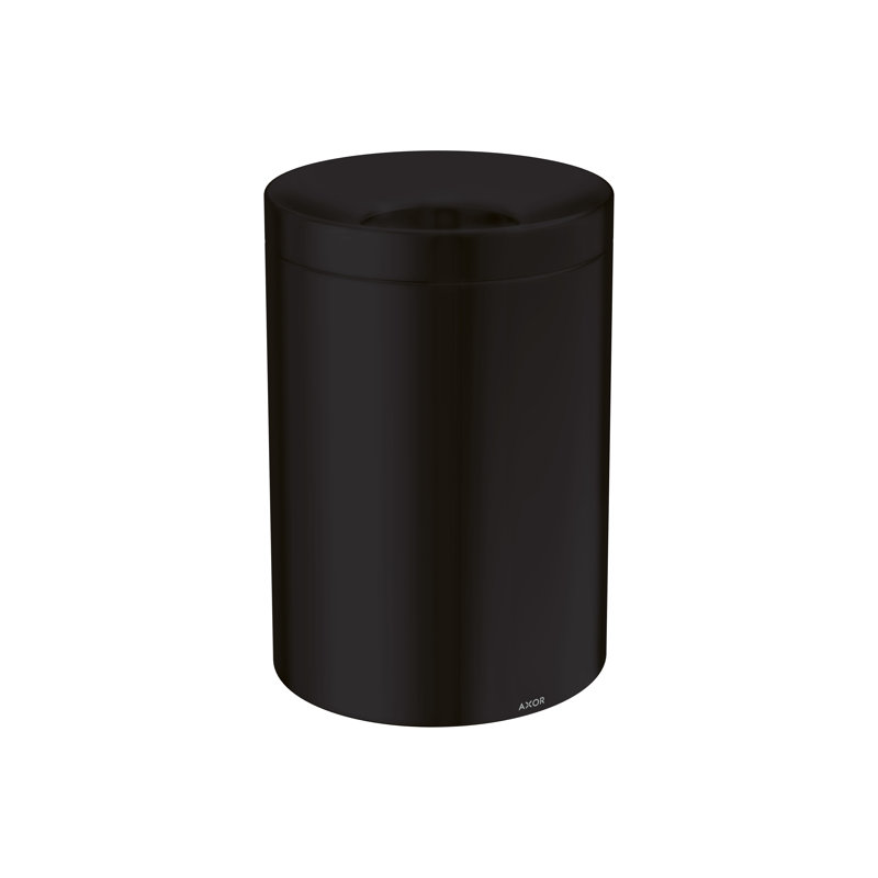 Universal Circular 1.32 Gallons Kitchen Trash Can, Matte Black